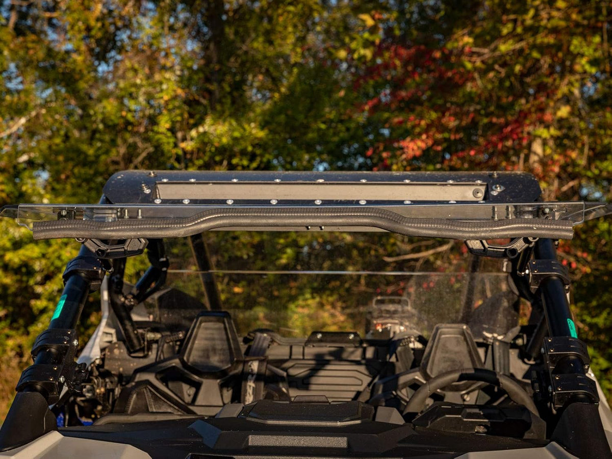 1/4 Polycarbonate Flip UTV Windshield S6898