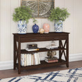 Bing Cherry Console Table with Drawers and Shelves Z30358