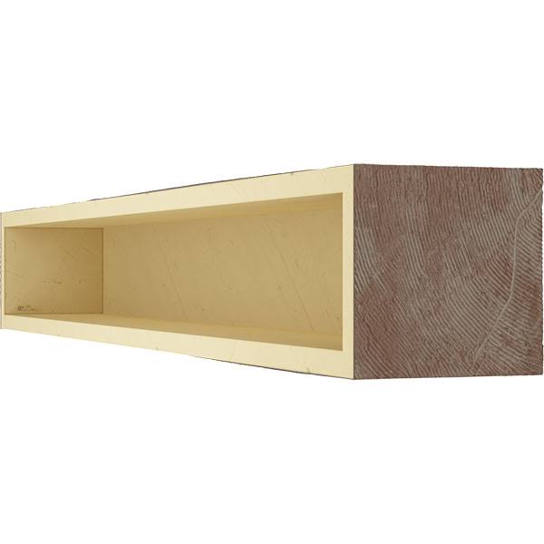 Rough Sawn Faux Wood Fireplace Mantel N3080