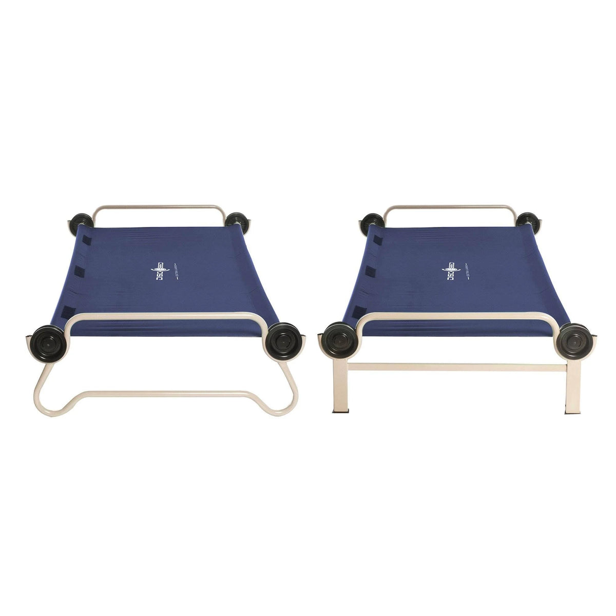Navy Blue Double Cot with Organizers F78802