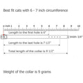 Leather Cat Collar with Bell Q783