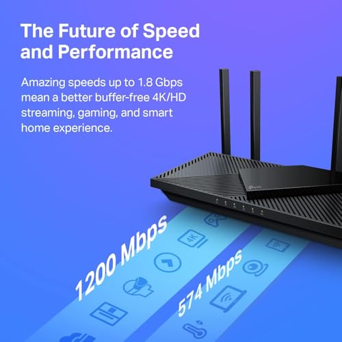 AX1800 WiFi 6 Dual Band Gigabit Router F554