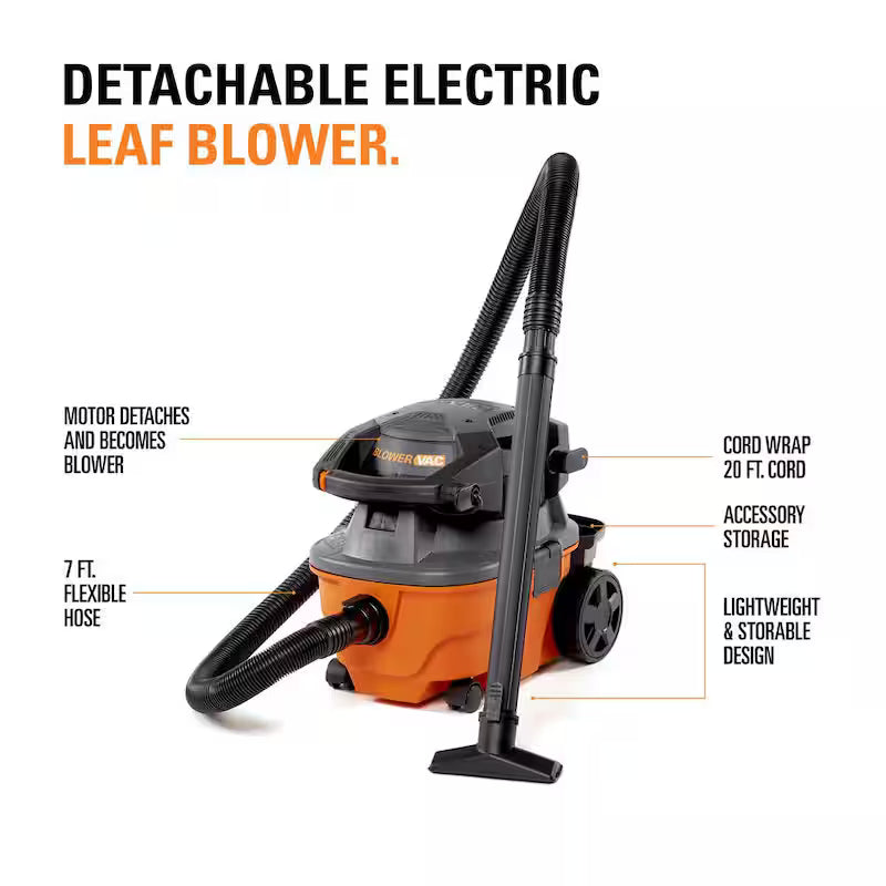 4 Gal. Wet/Dry Shop Vacuum with Detachable Blower C460