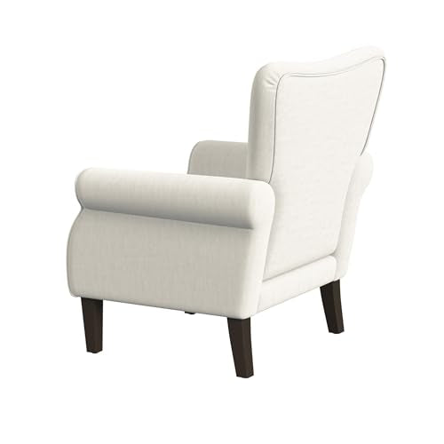 Upholstered Rolled Arm Wingback Accent Chair M394