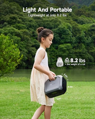 Portable Power Station 266Wh Battery 300W AC Output Solar Generator E3735
