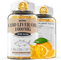 Cod Liver Oil 1000mg Gummies with Vitamin A & D3, Sugar Free, 120 Cts V67736