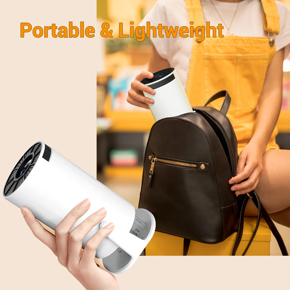 Android 11.0 Mini Portable Projector with WiFi and Bluetooth K51648