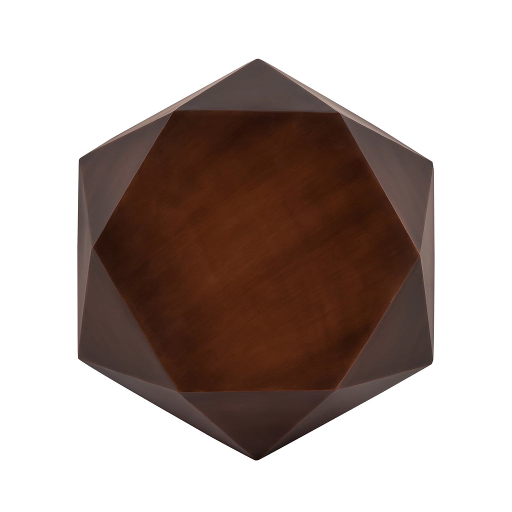 Iron Diamond Shape Side Table E2417