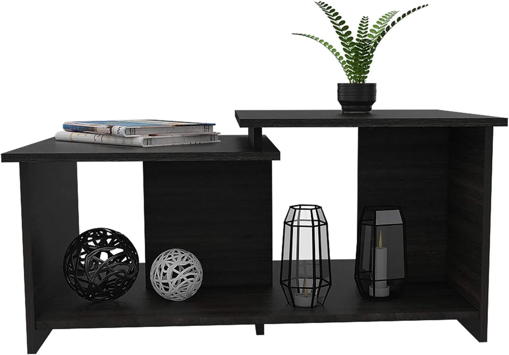Espresso Coffee Table with Open Storage P895545