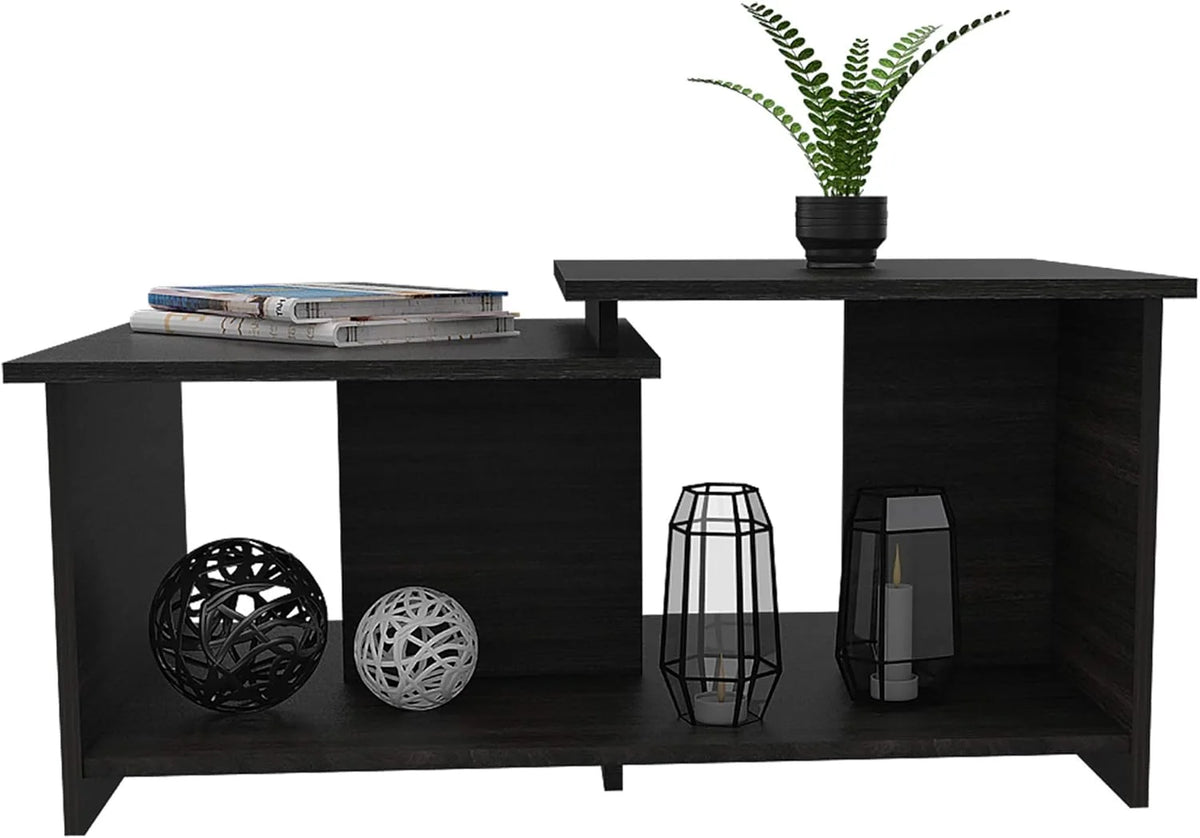 Espresso Coffee Table with Open Storage P895545