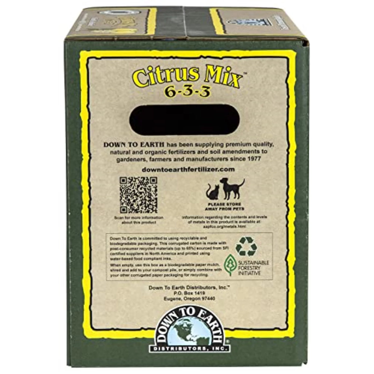 Organic Citrus Fertilizer Mix 6-3-3, 15 lbs. Q7973