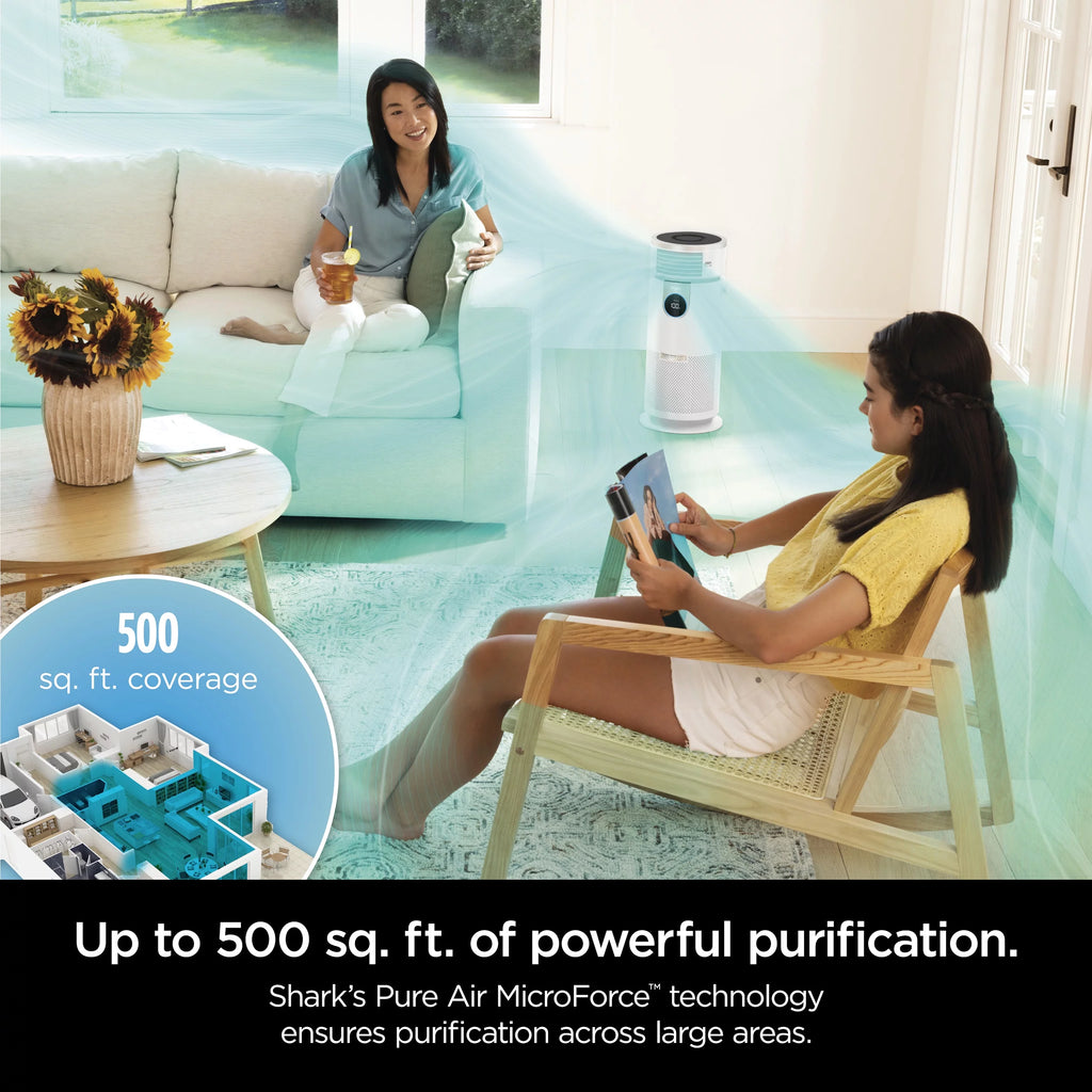 3-in-1 Air Purifier, Heater & Fan, HEPA Filter, White K422352