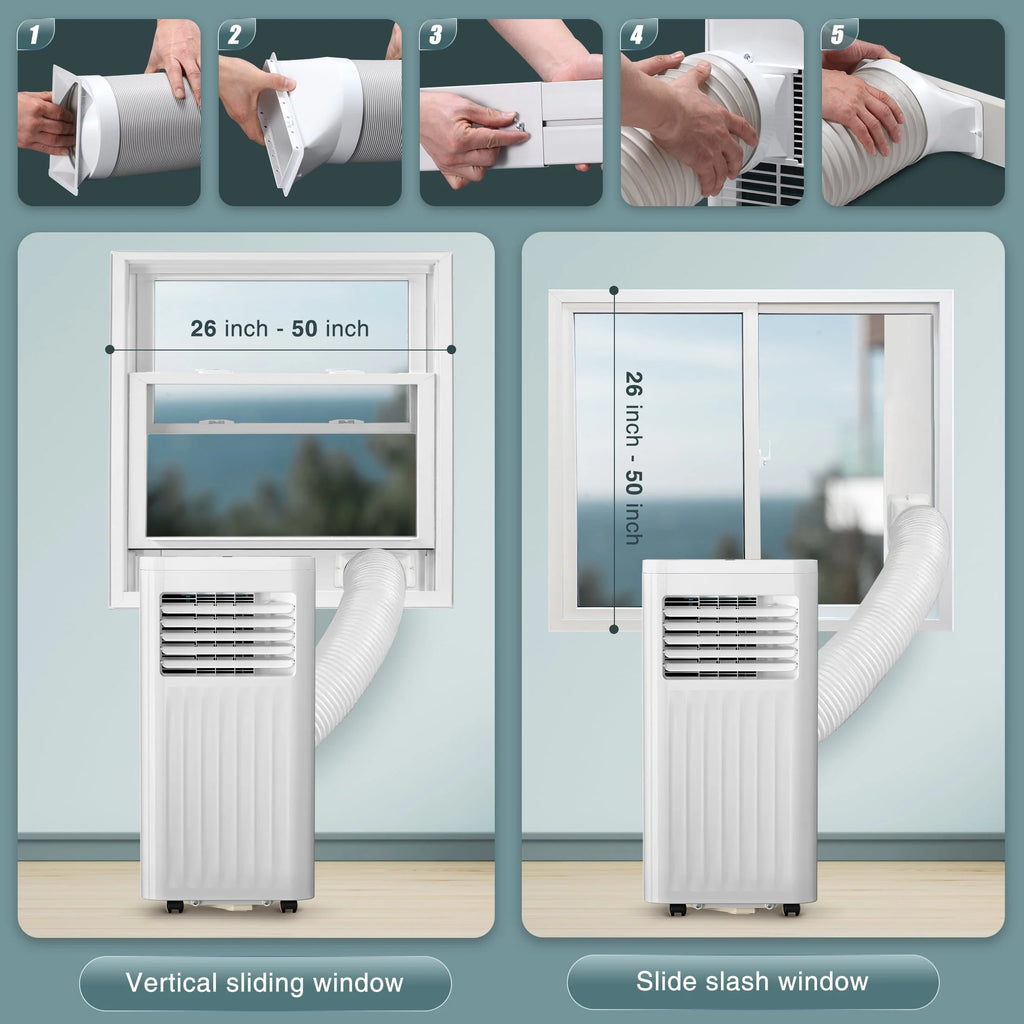 5000 BTU Portable AC, 3-in-1 with Dehumidifier/Fan Q944