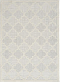 Ivory White 5' x 7' Area Rug K162253