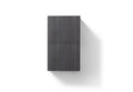 14 Wide by 24 High Linen Side Cabinet With One Door in High Gloss Gray Oak Finish T522
