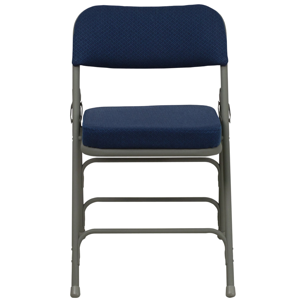 Navy Blue Padded Folding Chair 4-Pack S73885