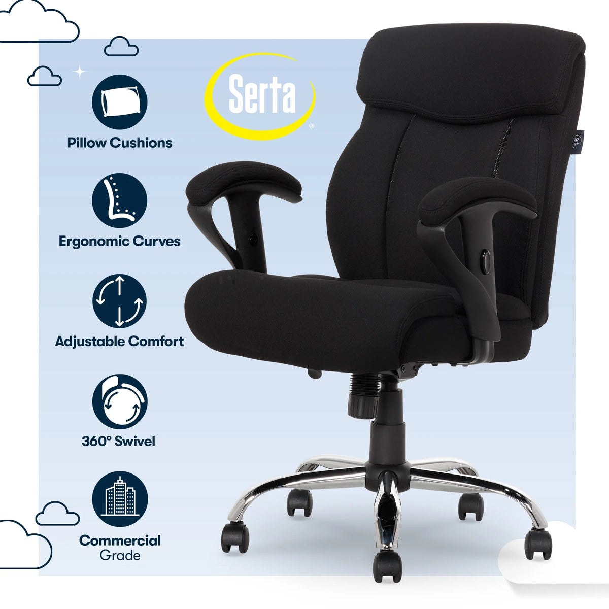 Dark Gray Task Office Chair F668053