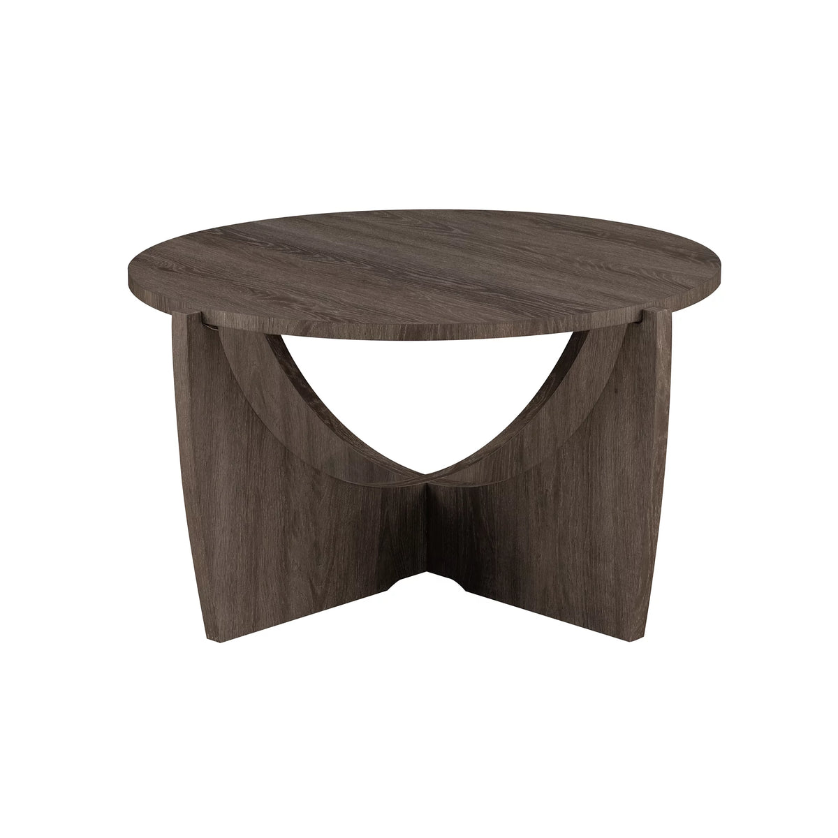 28" Modern Glam Arch-Base Coffee Table T410278