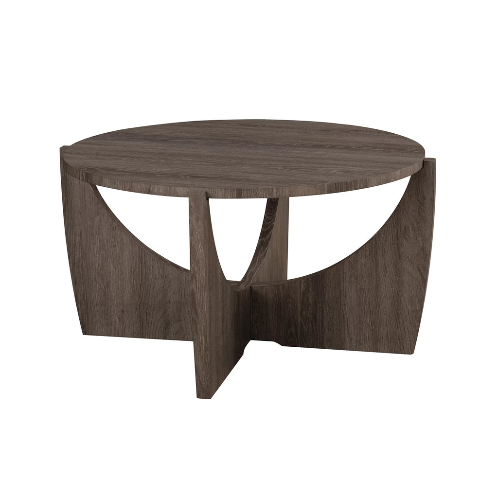 28" Modern Glam Arch-Base Coffee Table T410278