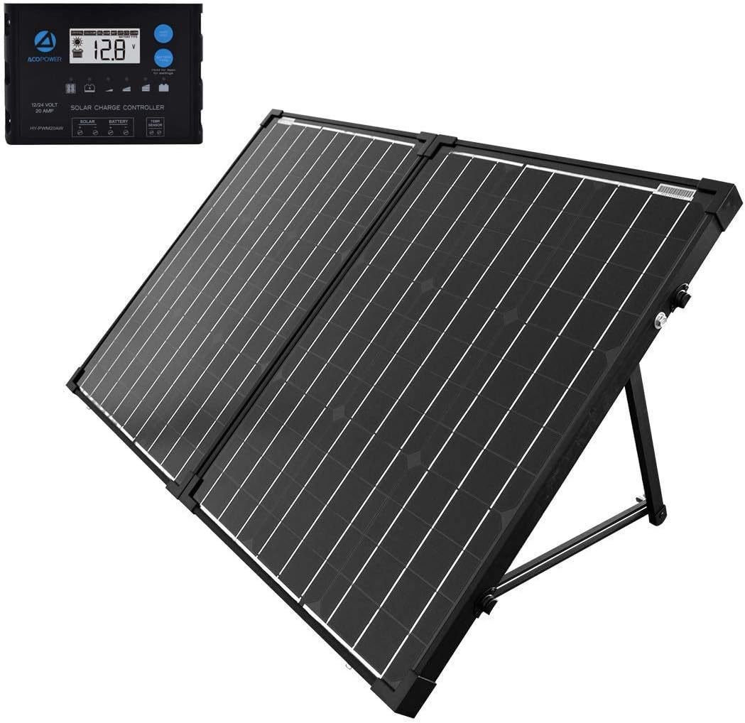 100W Foldable Monocrystalline Solar Panel Suitcase J312816