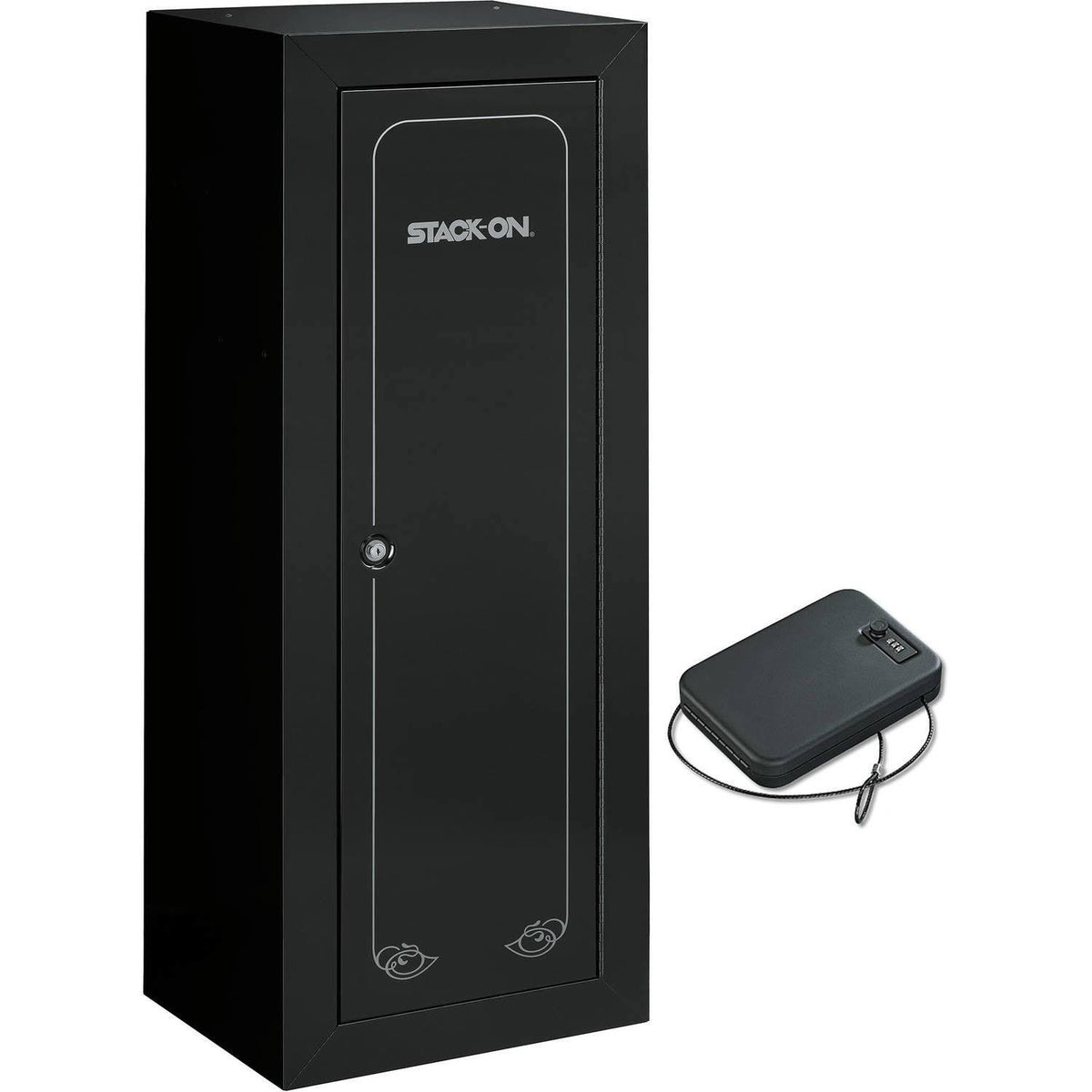 22-Gun Black Security Cabinet with Portable Case S94941
