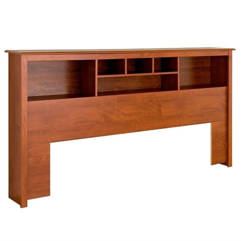 King Size Bookcase Headboard with Adjustable Shelf Z56076