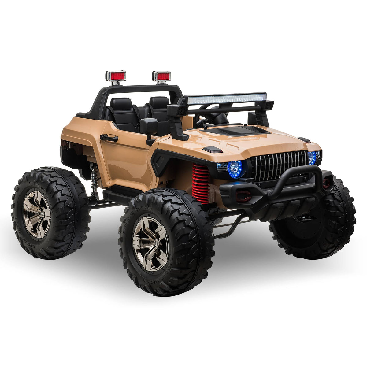 Ride on Car Off Road Truck SUV 12 V Electric Battery Powered with Remote Control Yellow Q19516