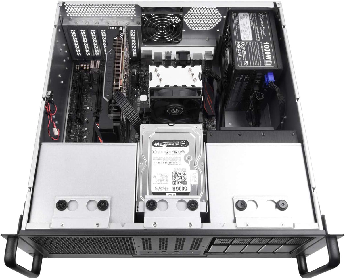 4U Rackmount Server Case with 5 x 3.5 Hot-Swappable Bay and 3 x 5.25 Bays U7396