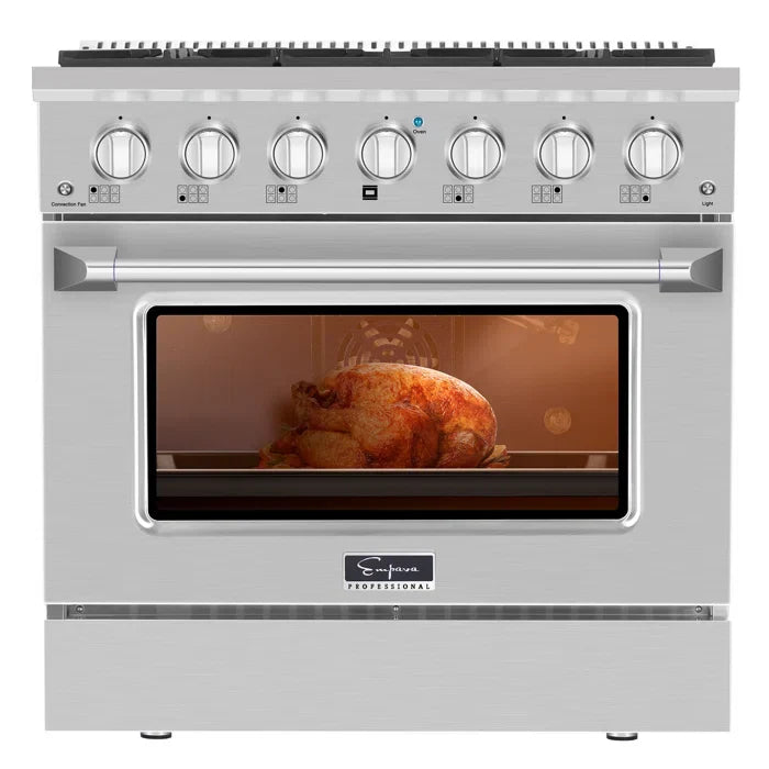 36 Slide-In Single Oven Natural Gas Range with 6 Burners O8089