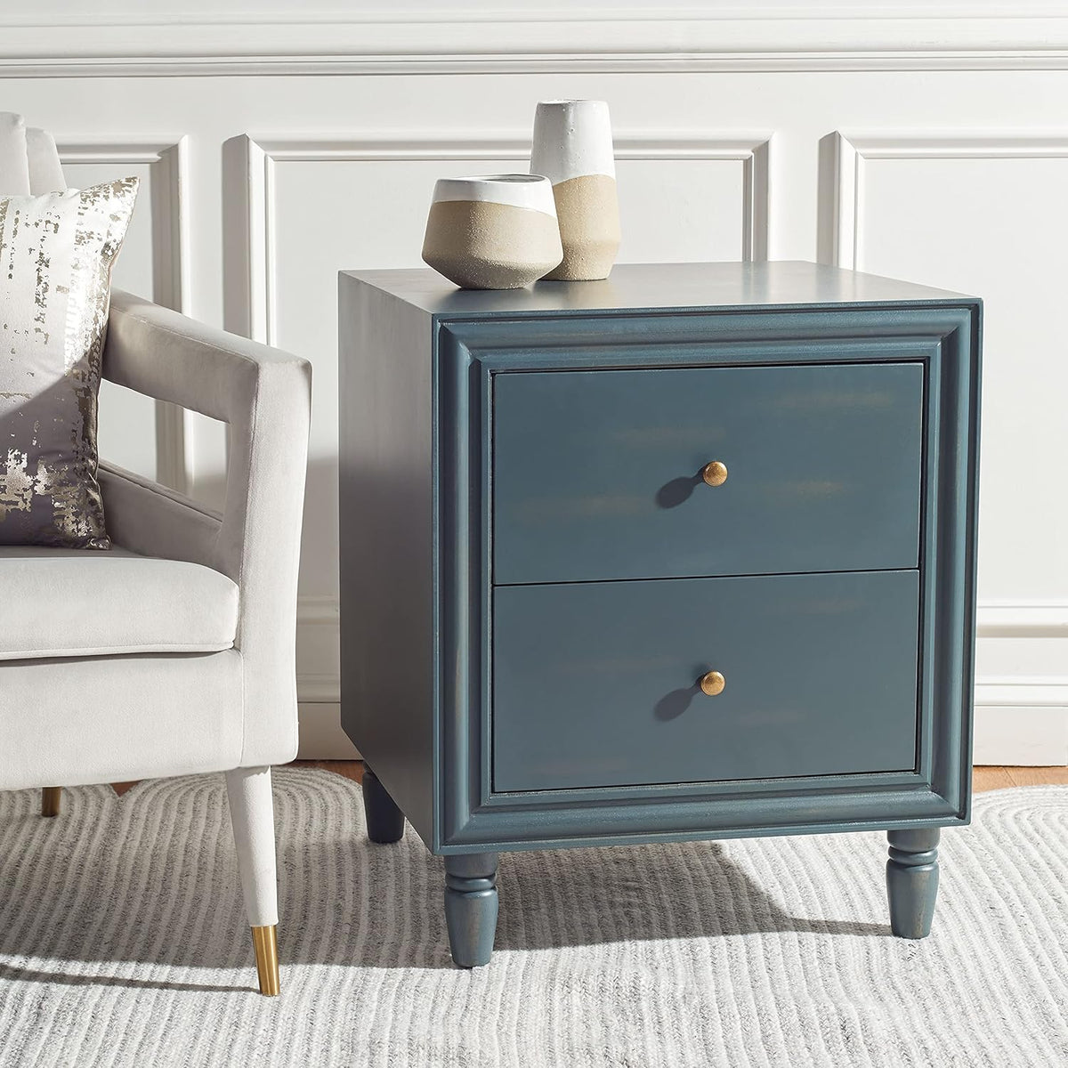 Teal Accent Table Q3104