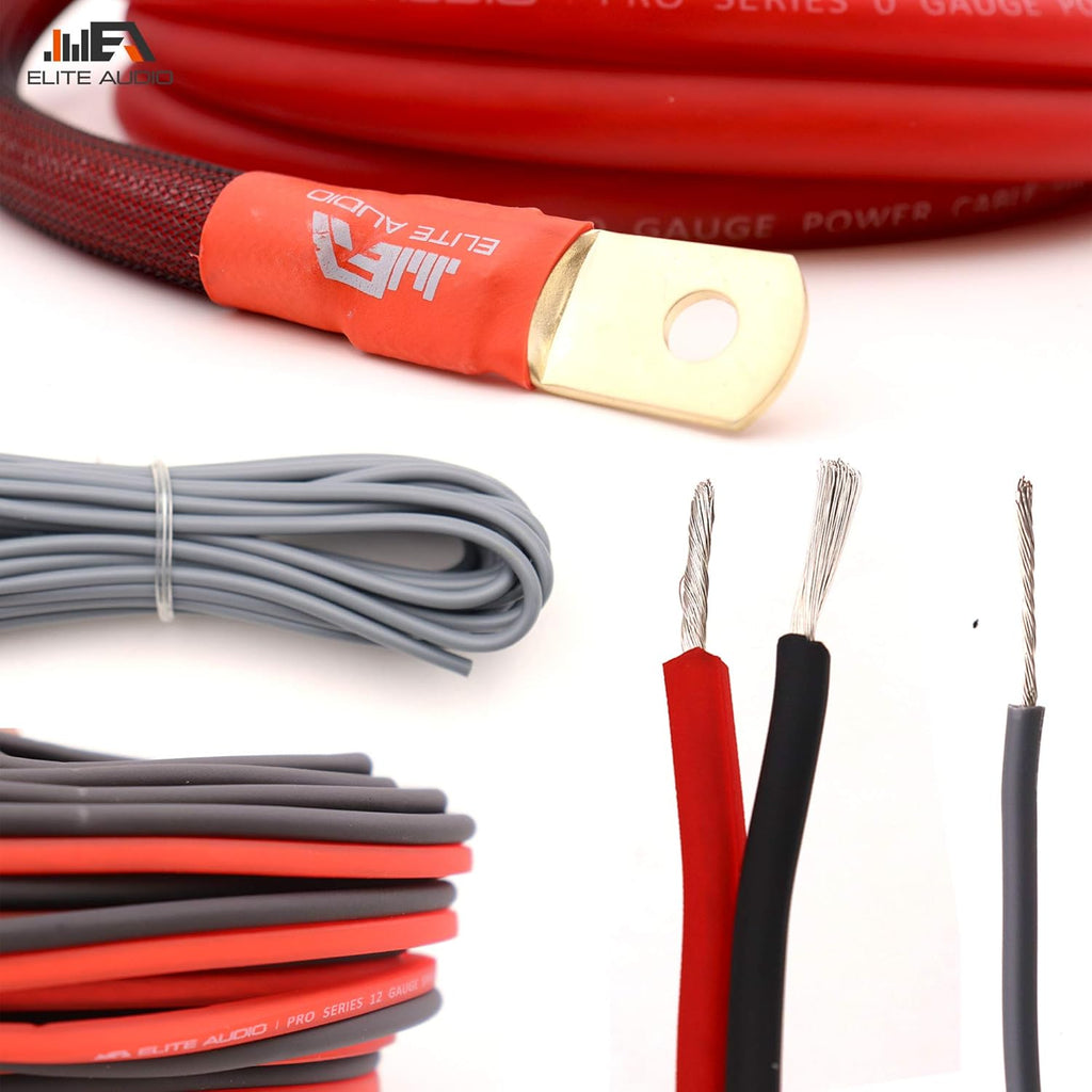 4 Gauge 100% Copper Amplifier Wiring Kit J30843