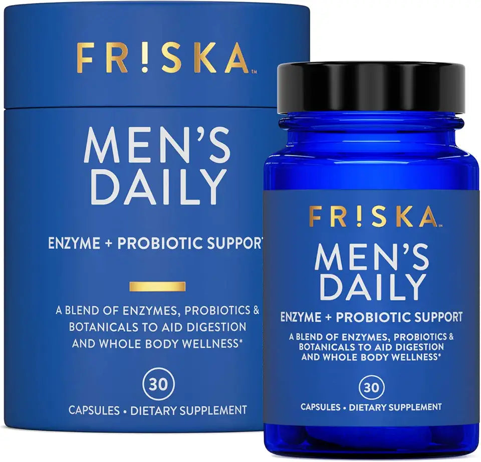 Men’s Digestive Enzyme and Probiotics Supplement, 30 Capsules R40172