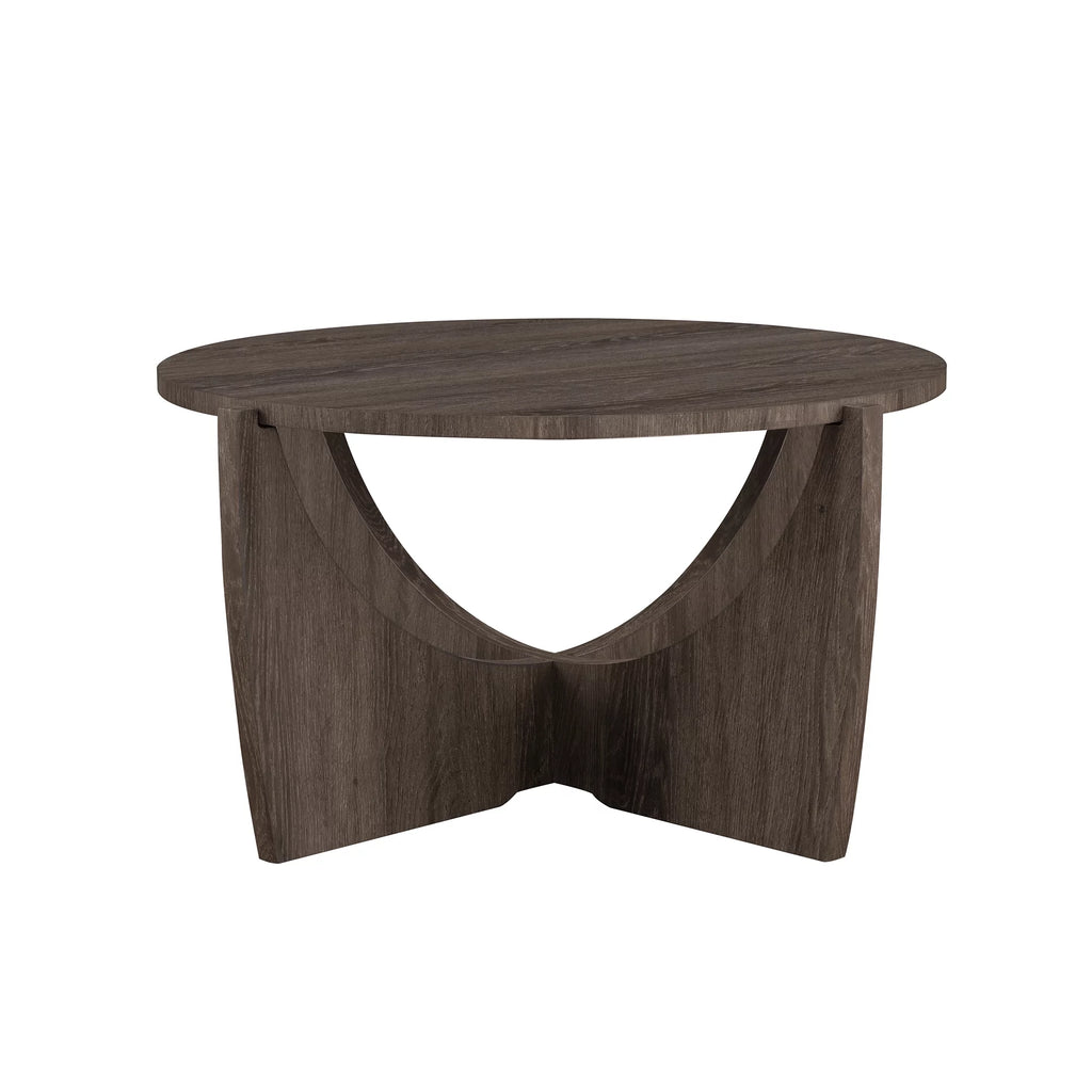 28" Modern Glam Arch-Base Coffee Table T410278