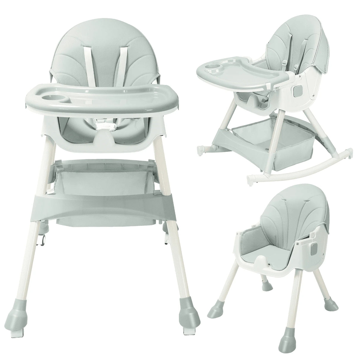 4-in-1 Convertible High Chair F393