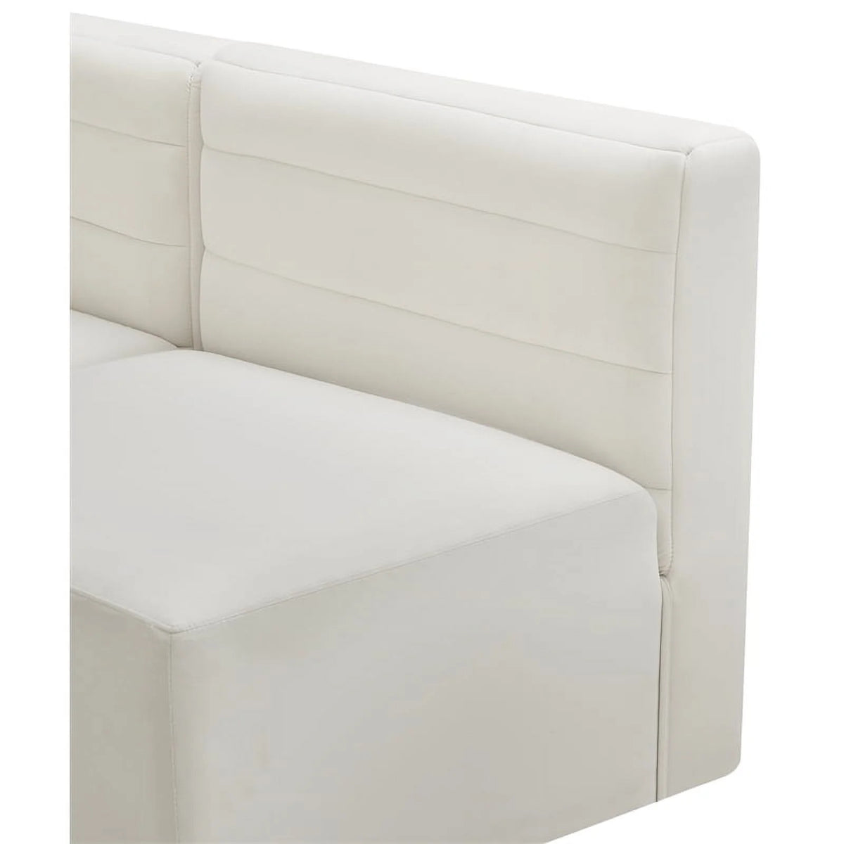 Cream Velvet Modular Sofa X27966