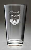 Irish Coat of Arms Pint Glasses Set of 4 P850