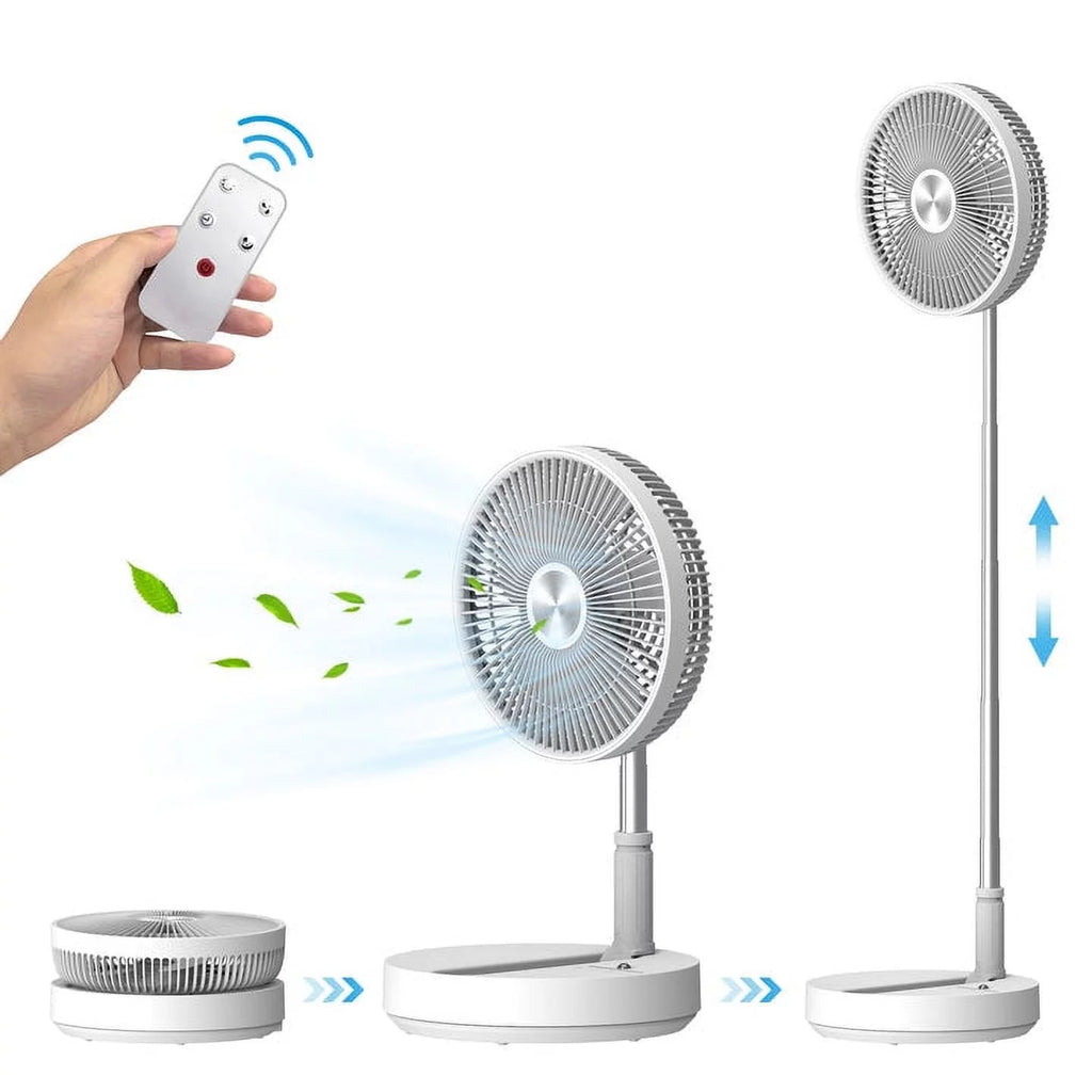 Foldable Portable Adjustable Oscillating Standing Fan P473396
