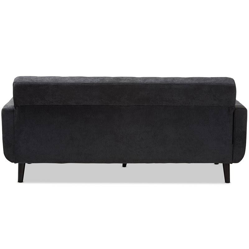 Dark Gray Tufted Sofa Q326