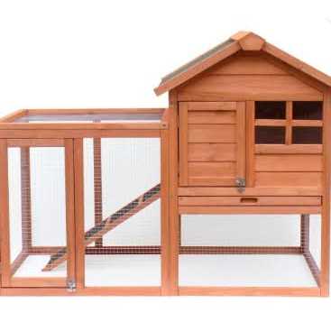 2-Story Wooden Rabbit Hutch I172
