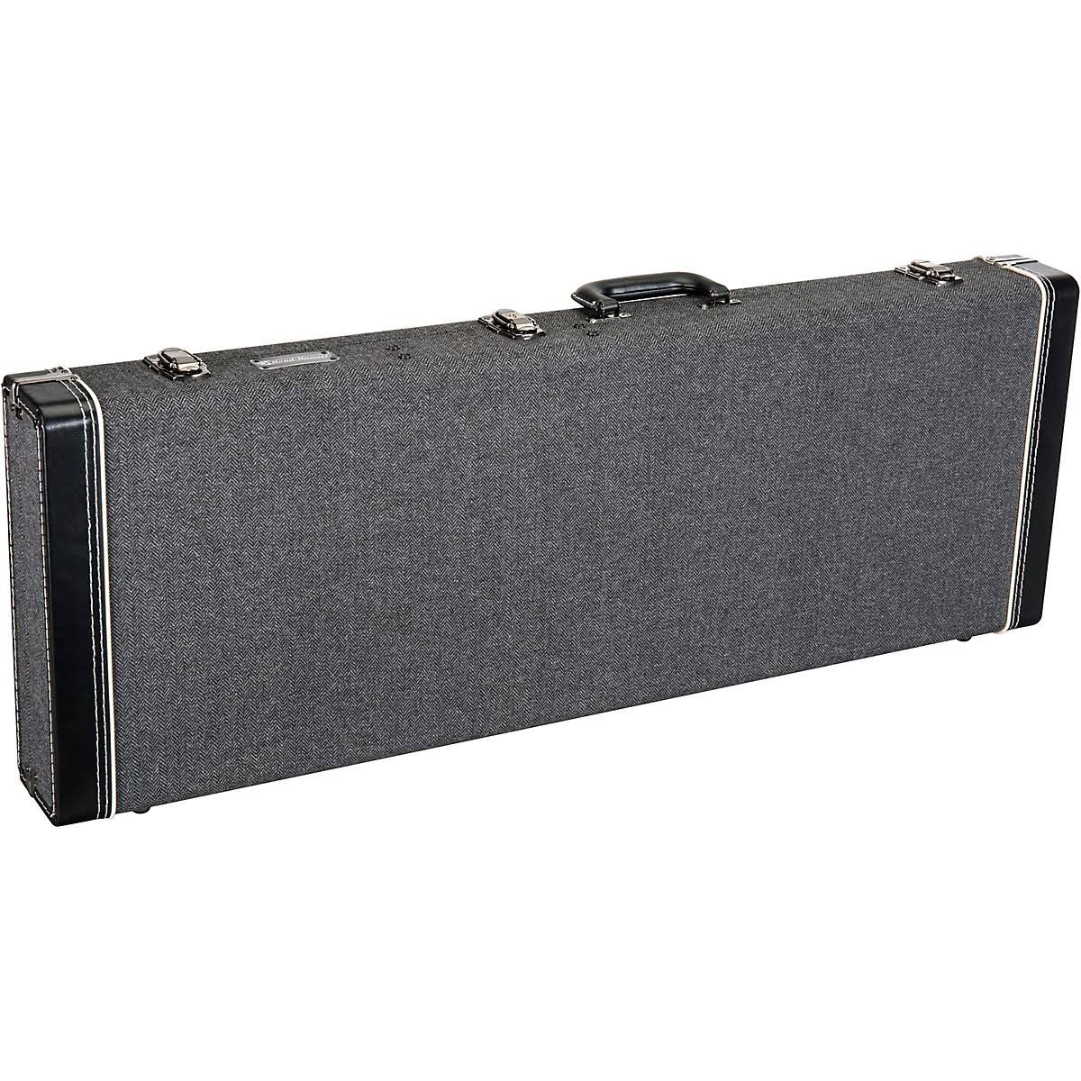 Wood Electric Guitar Case Black Tweed X306