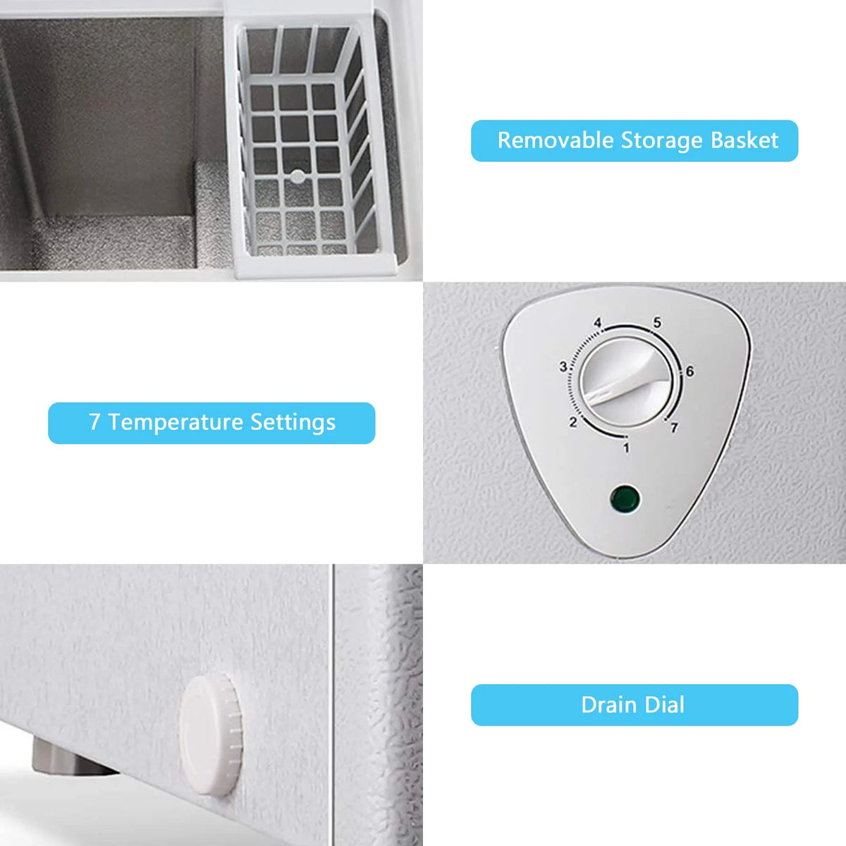 White 5.0 Cu.ft. Chest Freezer A46137