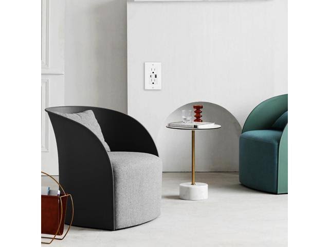 10pk Type C & Type A USB Wall Outlets 15A Tamper Resistant Receptacle Q852