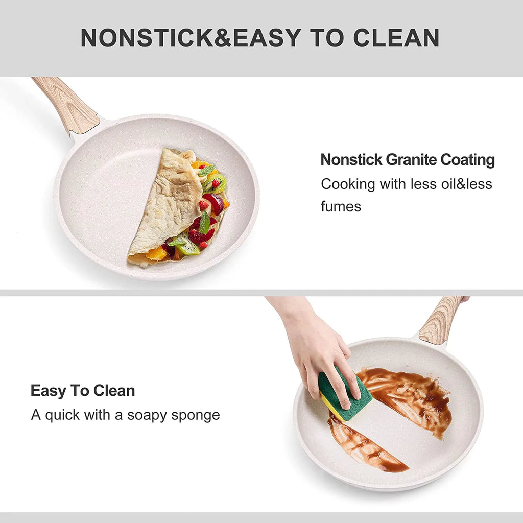 Beige 11 Piece Nonstick Cookware Set S109702