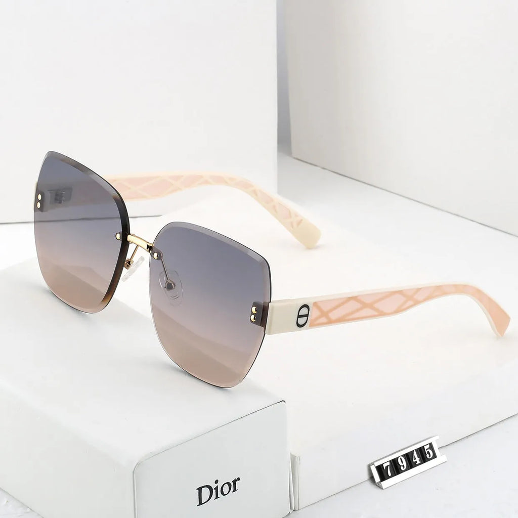 Fashion Rimless Polarized Sunglasses Y758