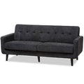Dark Gray Tufted Sofa Q326