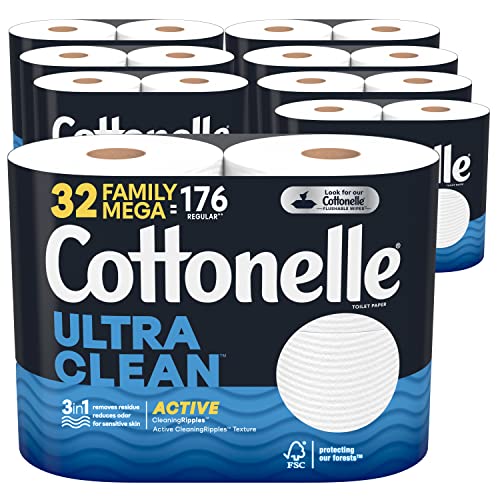 Ultra Clean Toilet Paper 24 Family Mega Rolls J203