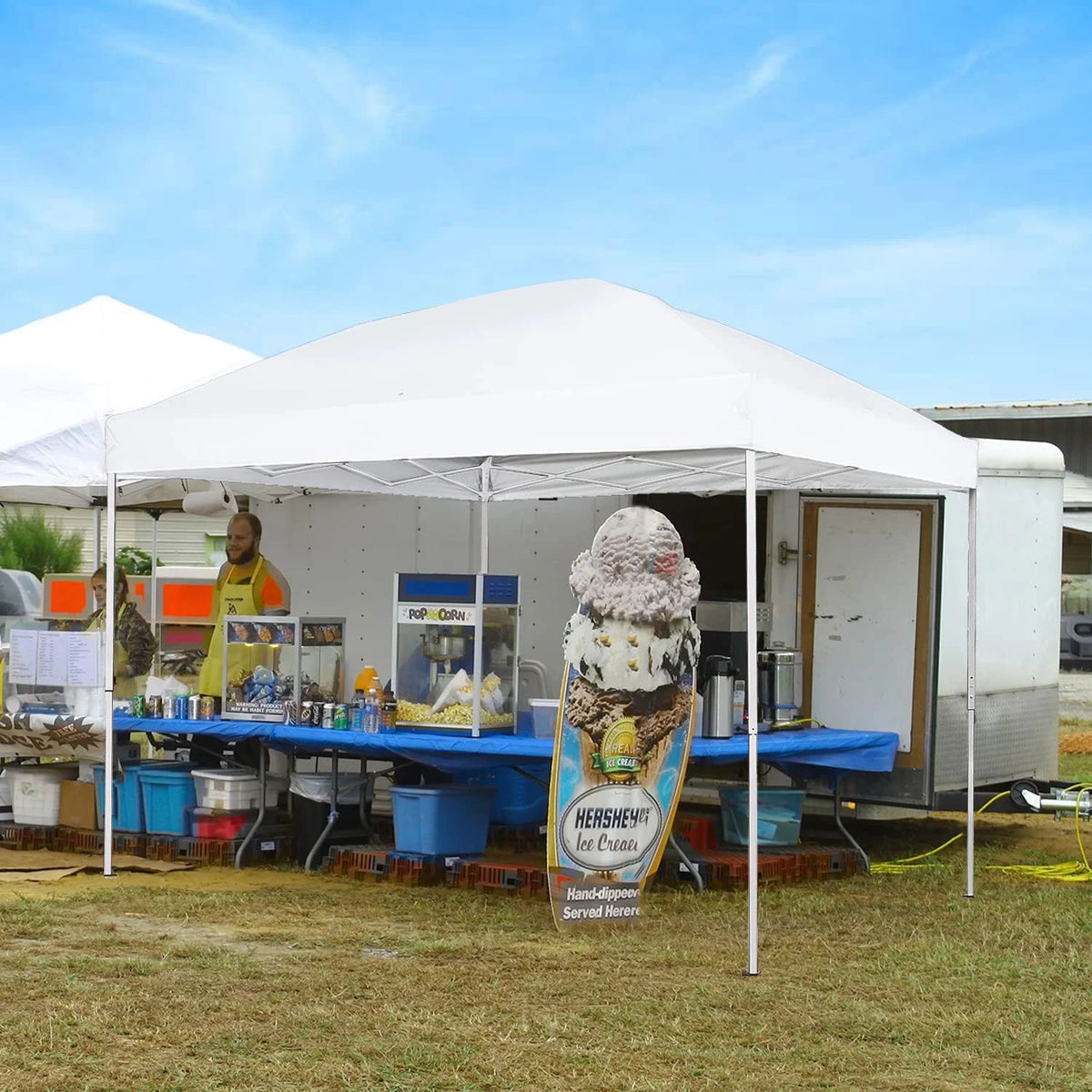 10x10 ft Blue Pop up Canopy Tent G679