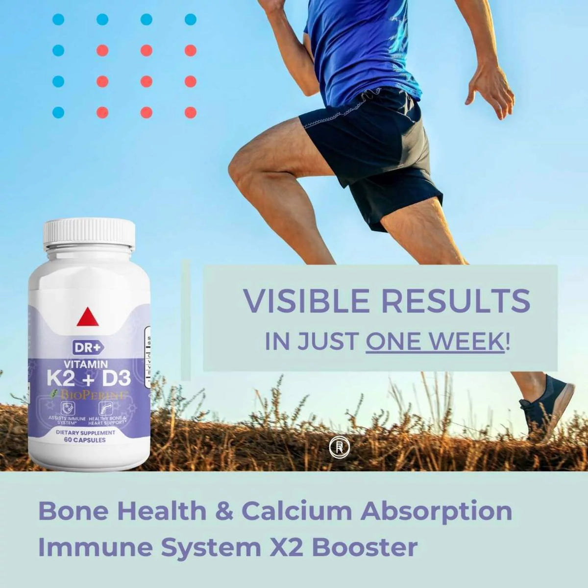 Vitamin K2 MK7 with D3 5000 IU Supplement 2-Pack C579609