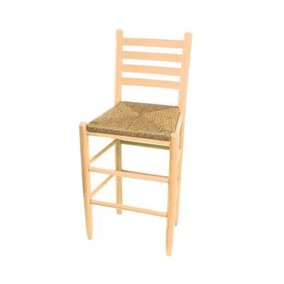 Wood Ladder Back Counter Stool S32830