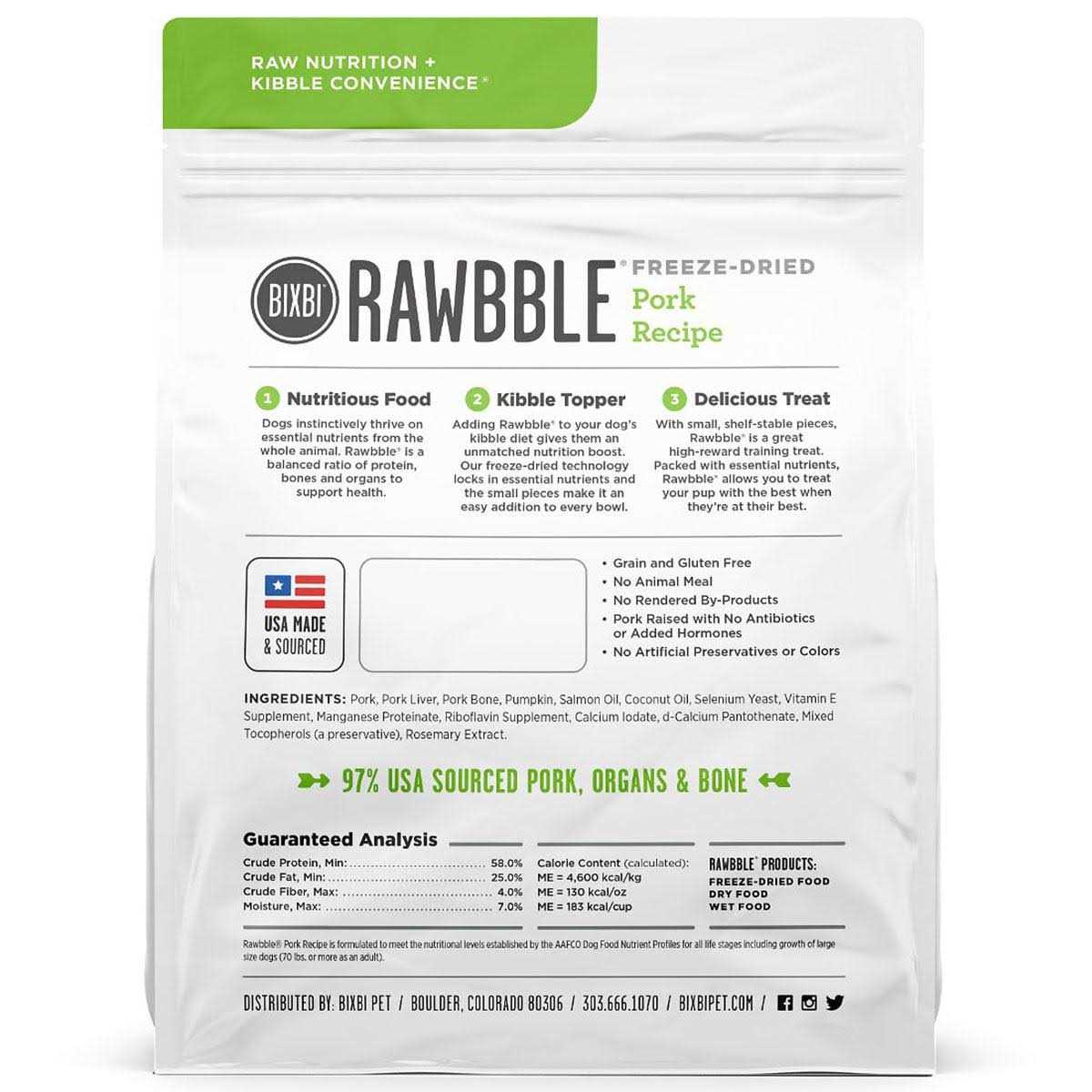Freeze-Dried Dog Food Z10133